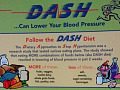 DASH diet poster
